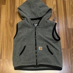 Carhartt Charcoal Hooded Vest